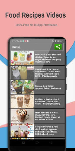 Food Recipes Videos App - 2020 Step by Step screenshot 3