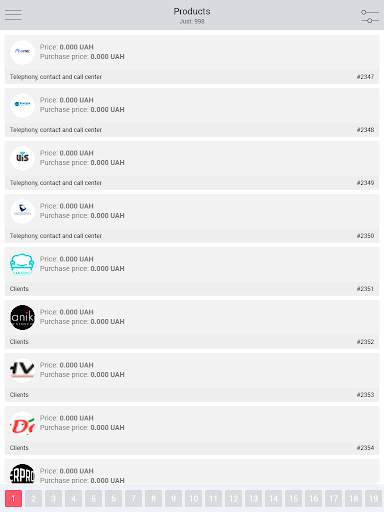 Mobile app for OneBox CRM ERP system screenshot 6