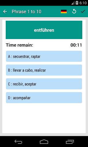 Verbos alemanes comunes - Aprender alemán screenshot 8