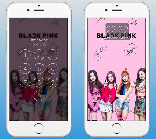BlackPink Ice Cream Lock Screen screenshot 3