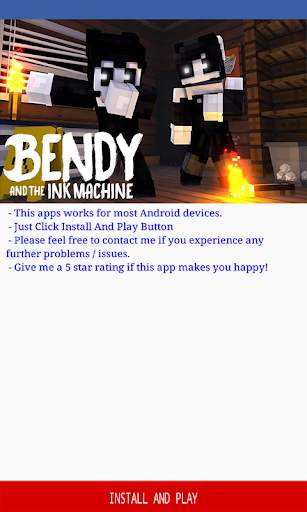 Maps Bendy Horror Game for Minecraft PE screenshot 3