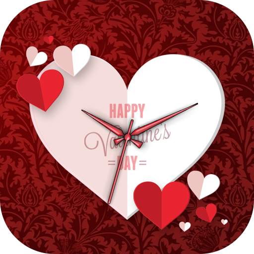 Valentine's day Clock Live Wallpaper 1.5