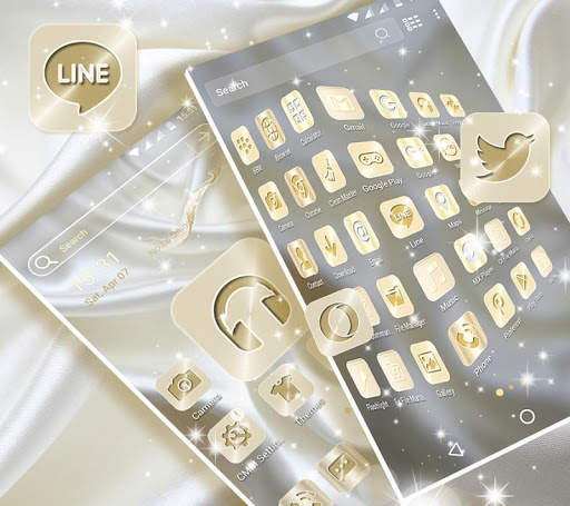 Silk Milky White Theme screenshot 1