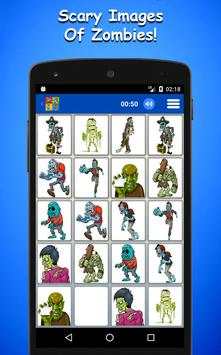 Zombies Memo Game screenshot 1