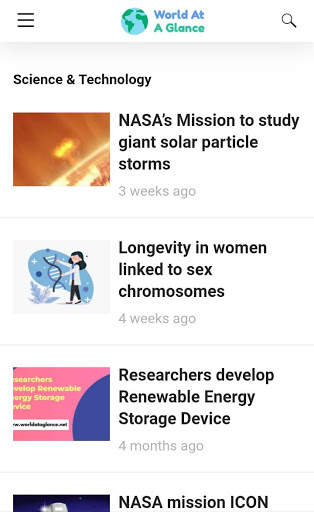 World At A Glance screenshot 7