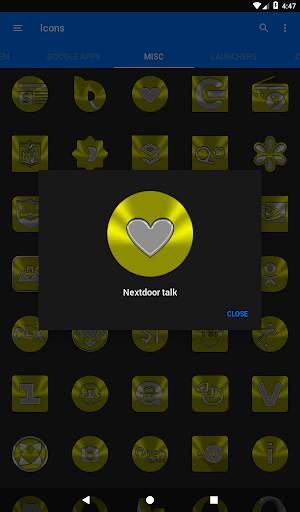 Yellow Icon Pack 16 تصوير الشاشة