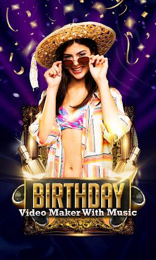Birthday Video Maker with Photos & Birthday Name screenshot 1