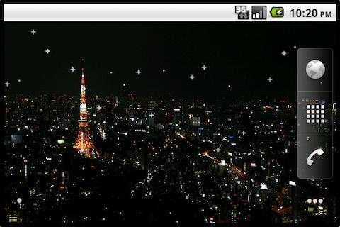 Shining stars live wallpaper screenshot 3