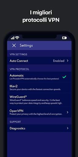 PrivadoVPN - Proteggiti Online screenshot 3