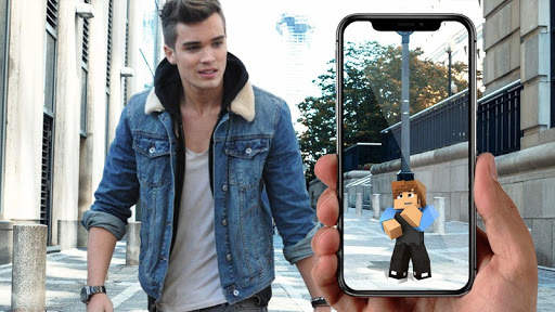 AR Minecraft skins Visualiser in Augmented Reality 5 تصوير الشاشة