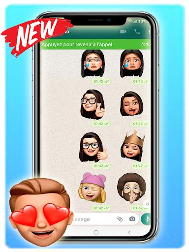 Emoji Stickers 3D 2021 For WhatsApp screenshot 5
