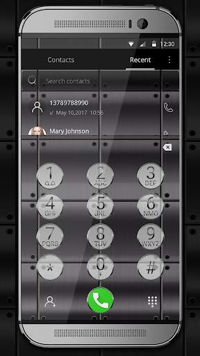 Dark Metal HD LauncherTheme screenshot 2