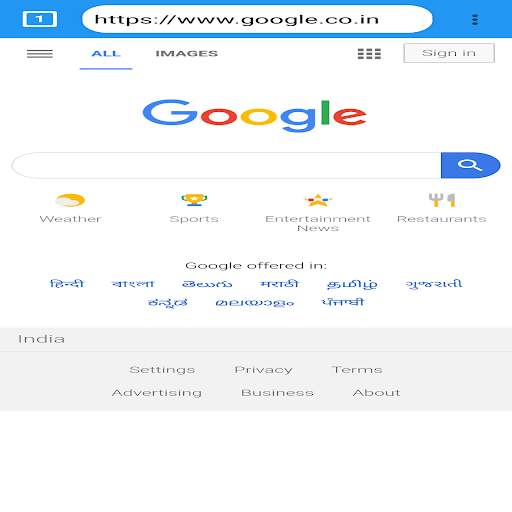 Tesla Browser screenshot 2