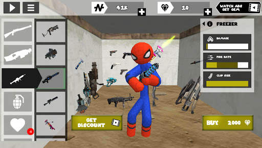 Stickman Spider Rope Hero Gangstar Swing Hero स्क्रीनशॉट 2