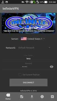 Infinite VPN screenshot 2