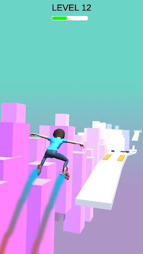 Cloud Skate Roller Game screenshot 1