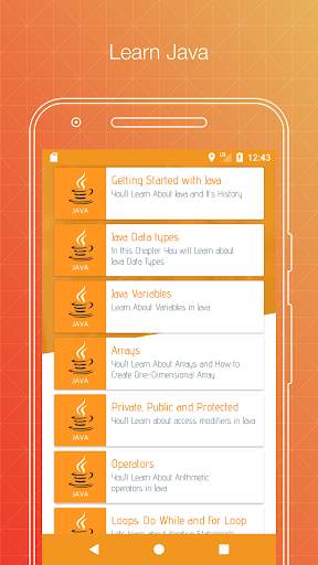 Orion-Learn Android Programming - Free Tutorials скриншот 3