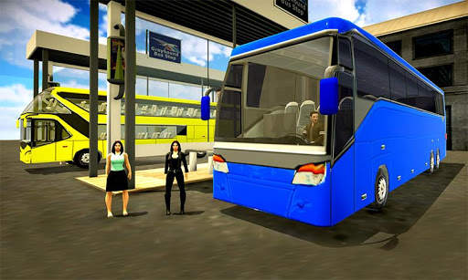 Taxi Bus Driving - Passenger Coach Driver 2019 screenshot 2