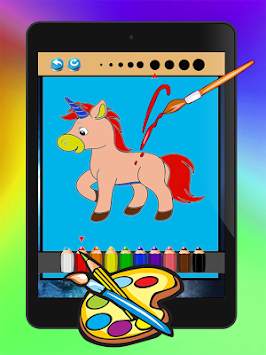 Unicorn Horse Coloring Book screenshot 6