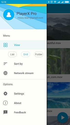 PlayerX Pro Video Player screenshot 1