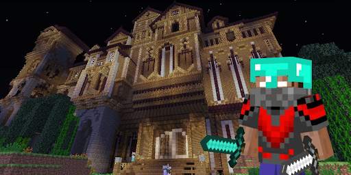 Herobrine Mansion Map for Minecraft PE screenshot 2