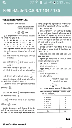9th NCERT Maths Solution(Hindi) screenshot 2