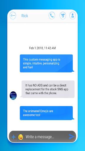 Latest keyboard and messenger SMS 2021 theme screenshot 3