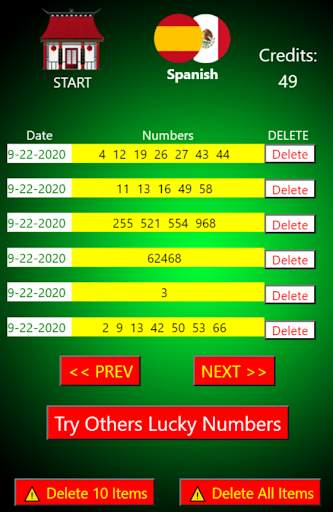 My lucky numbers daily random number generator app screenshot 5