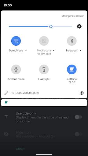 Caffeine - Keep Screen On screenshot 2