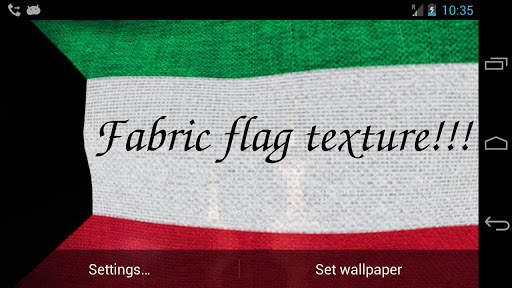 Kuwait Flag Live Wallpaper screenshot 6