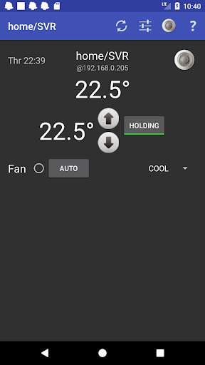 Wifi Radio Thermostat Client   Hub/Server screenshot 1
