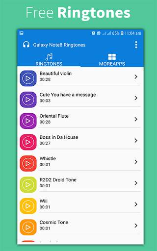 Super Galaxy Note8 Ringtones screenshot 4