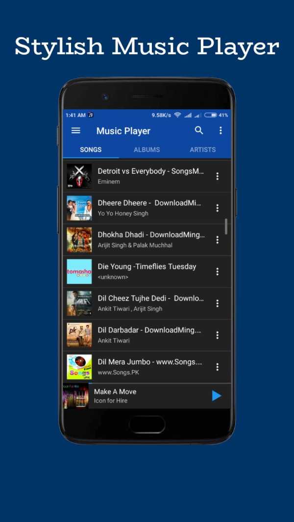 Music Player - Play, Shuffle & Repeat screenshot 1