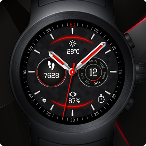 Fusion Watch Face &amp; Clock Live Wallpaper أيقونة