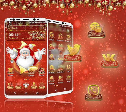 Christmas Santa Launcher Theme screenshot 1