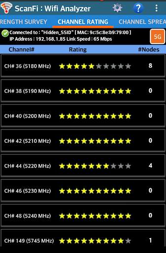 ScanFi : WiFi Analyzer and Surveyor screenshot 5