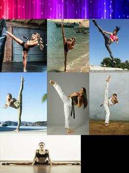 Karate Girls Splits Fitness  Wallpapers screenshot 1