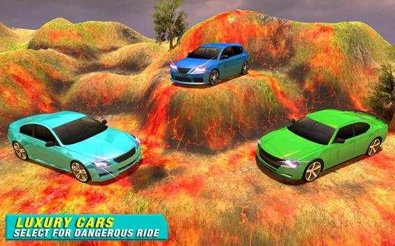 Hot Lava Walls Car Drive Sim screenshot 5