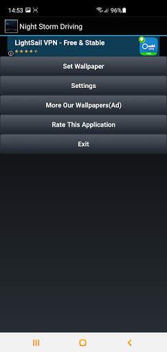 Night Storm Driving Live Wallpaper screenshot 6