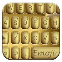 Solid Gold Emoji Keyboard on 9Apps