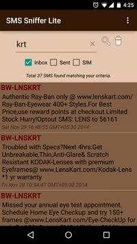 SMS Sniffer Lite screenshot 1
