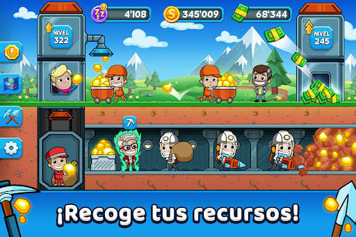 Idle Miner Tycoon: Plata y Oro screenshot 1
