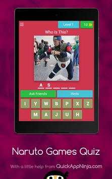 Naruto Games Quiz screenshot 15
