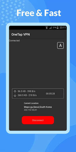 OneTap VPN - 2021(Free Virtual Private Network) screenshot 3