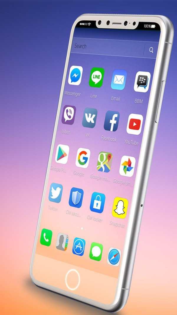 Theme for iPhone 8 screenshot 2