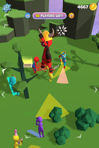 Stickman Smashers -  Clash 3D Impostor io games screenshot 12