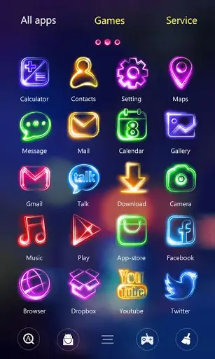 Tonight GO Launcher Theme screenshot 4