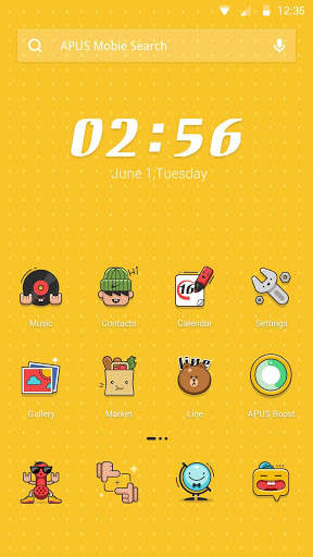 Tema stiker yang indah screenshot 1