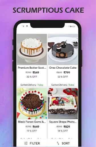 Sprinkle Cake - Order cake online screenshot 2