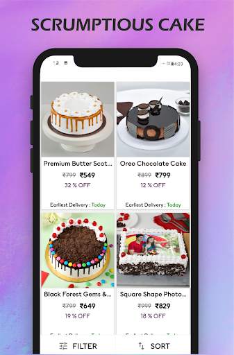 Sprinkle Cake - Order cake online screenshot 2